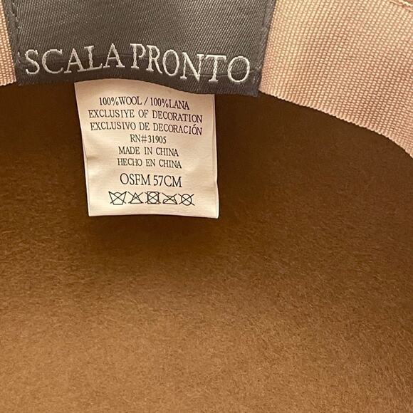 Scala Pronto 100% wool hat camel color - Picture 8 of 9